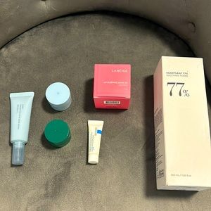 korean skincare, samples and full sizes